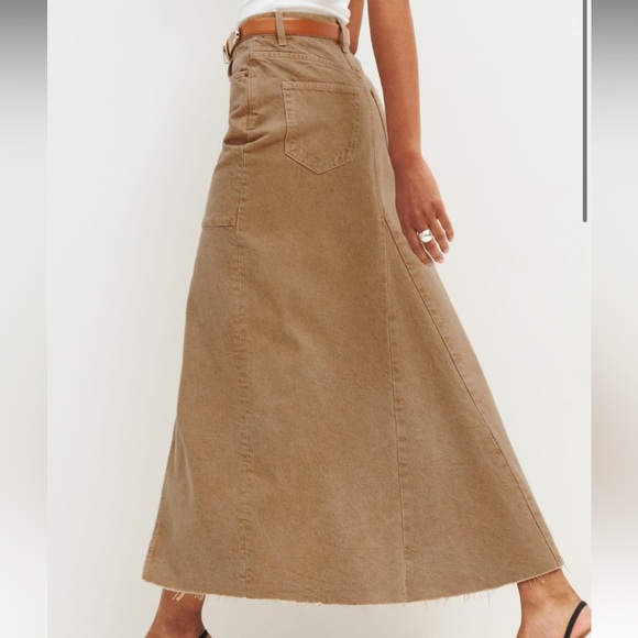 Tazz Maxi Denim Skirt - Picture 2 of 4